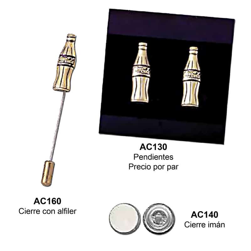 Accesorios pins pendientes y cierres pendientes con tu diseño