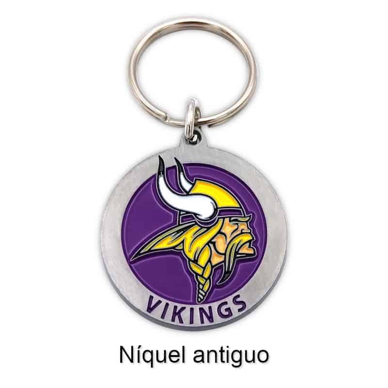 Llaveros personalizado vikings níquel antiguo llavero personalizado