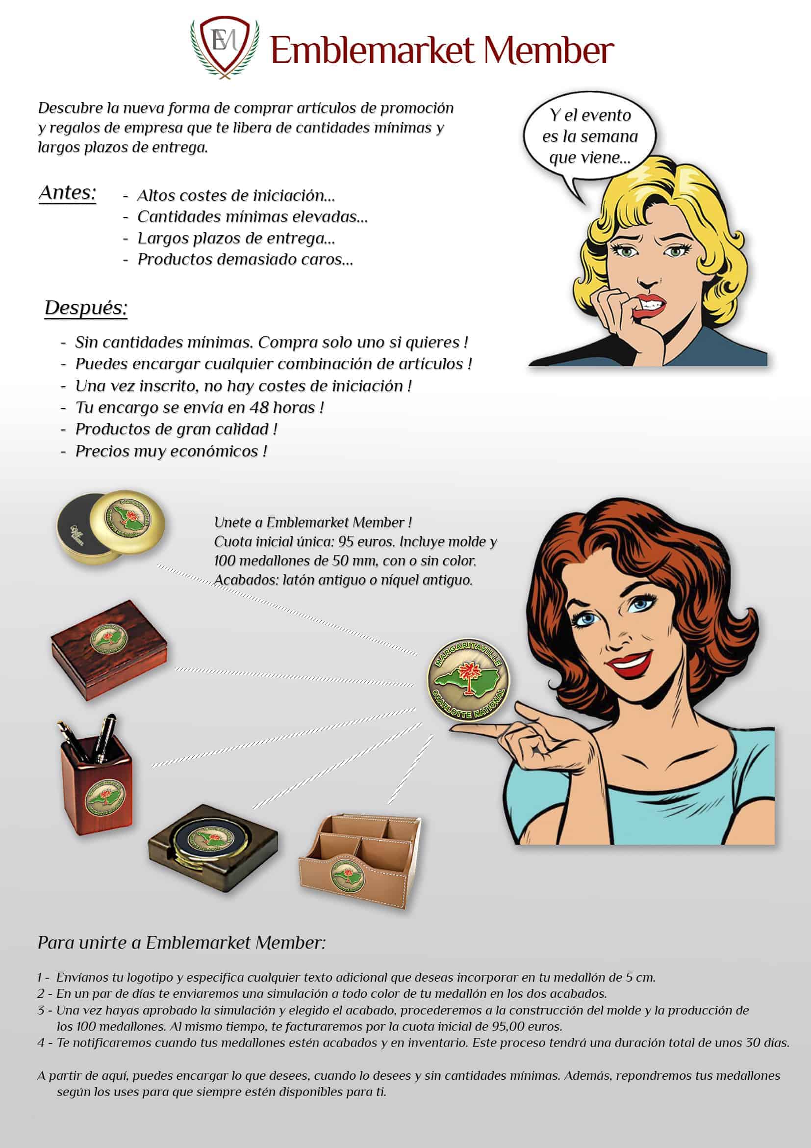 Programa de fidelización Emblemarket Member.